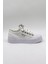 Kadın Taşlı Sneakers KB0014 Beyaz 1