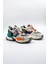 Ithal Renkli Model Kadın Sneakers Spor Ayakkabı KB0016 Bej 2