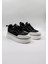 Ithal Single Taşlı Model Kadın Sneakers Spor Ayakkabı KB0051 Siyah 2