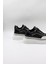 Ithal Single Taşlı Model Kadın Sneakers Spor Ayakkabı KB0051 Siyah 4