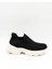 Ithal Dolgu Tabanlı Triko Sneakers Kadın Spor Ayakkabı GJ497 Siyah 1