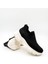 Ithal Dolgu Tabanlı Triko Sneakers Kadın Spor Ayakkabı GJ497 Siyah 3