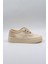 Dantel Detaylı Ithal Kadın Sneakers Spor Ayakkabı KB0523 Beyaz 1