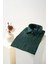Erkek Comfort Fit Basic Kısa Kol Tek Cepli Yıkamalı Gabardin Gömlek Kansas Ss B01.251.428 - Orman Yeşili 1