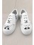 Tbons Özel Tasarım Hakiki Deri Beyaz Bağcıklı Fermuarlı Çocuk Ayakkabı 1