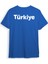 Türkiye Ön Arka Baskılı Türkiye Haritalı Noktasal Tasarım %100 Pamuk Tişört 2