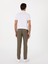 Erkek Haki Slim Fit %100 Keten Klasik Pantolon 50306223-VR027 4