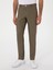 Erkek Haki Slim Fit %100 Keten Klasik Pantolon 50306223-VR027 2