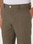 Erkek Haki Slim Fit %100 Keten Klasik Pantolon 50306223-VR027 5