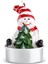 New Year Yılbaşı Snowman 3'lü Tealight Mum 2