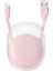 Lets Go Little, 2.0 A, USB - A & Lightning, Makaralı, Şarj & Data Aktarım Kablosu, 1 Metre,beyaz - Pembe, Calrn-24 1
