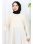 Asimetrik Prenses Tunik 4101-07 Bej 3