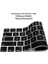 Macbook Pro 13 ve 16 Inç Touchbar Modeli 2016-2020 Yılları (A1706)(A1707)(A1989)(A1990)(A2159) Model Kodları ile Uyumlu Silikon Klavye Koruyucu (Siyah) 2