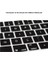 Macbook Pro 13 ve 16 Inç Touchbar Modeli 2016-2020 Yılları (A1706)(A1707)(A1989)(A1990)(A2159) Model Kodları ile Uyumlu Silikon Klavye Koruyucu (Siyah) 3