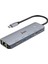 Type-C 5gbps 100W 4K 60Hz HDMI Gigabit Ethernet Dönüştürücü USB 3.2 Çokayıcı Hub 1