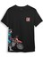 Cross Motor Enduro Ekipmanları Göğüs ve Yan Detay Baskılı Regular Fit %100 Pamuk T-Shirt 1