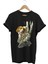 Avcılık Avcı Köpeği ve Tavşan Baskılı Orman Temalı Pamuk Regular Fit T-Shirt 1