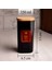 Boxy Siyah - 6'lı Ahşap Vakumlu Kapaklı Etiketli Baharatlık Takımı 350 ml - Erzak Saklama Kabı Seti 3