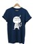 Eğlenceli Komik Orta Parmak Tasarım Baskılı %100 Pamuk Regular Fit T-Shirt 1