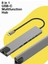 Plus PX-U520 4K@30Hz Gri Metal Type-C To 4K Hdmı+Usb 3.0+RJ45+SD Kart+Pd Şarj Çevirici Adaptör 2