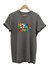 Yaz Love Summer Yazı Baskılı Deniz Sahil Kumsal Desenli %100 Pamuk Regular Fit Bisiklet Yaka T-Shirt 1