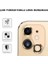 iPhone 13 ile Uyumlu Premium Kalite Safir Kamera Lens Koruyucu Telefon Kamerası Için Tüm Darbe ve Çiziklere Karşı Ultra Tam Koruma Sağlar - Full Hd 4K Görüntü Kalitesi Sunar (Gold) 3