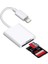 Lightning Girişli iPhone 11 12 13 14 Uyumlu Kart Okuyucu Sd Kart Adaptörü Tf Kart Okuyucu Disk Adaptörü Mobil Kart Okuyucu Hızlı Aksesuarları Bağlayın - (S101 - Lightning) 1