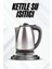 Kettle Su Isıtıcı C F Priz Uyumlu 220 - 240 V Paslanmaz Çelik Kablolu 1