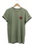 Türkiye Türk Asker Bordo Bereli ve Türk Bayrağı Tasarımlı %100 Pamuk Regular Fit T-Shirt 1