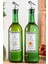 Amber | Ahşap Standlı 2'li 350 ml Zeytinyağı Sıvıyağ Şişesi Yağlık Yağdanlık 2