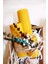 3 Lü Petek Sarma Balmumu Mum ve Oda Kokusu Set Boy 6-10-15 cm Çap 4 Cm. 4
