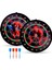 4 Oklu Mıknatıslı Spiderman Dart Seti Çift Yönlü Manyetik Dart Askılı Dartboard 2