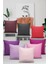 Haki Sade Kırlent Kılıfı Premium Tay Tüyü Döşemelik Kumaş Tek Renk Düz 43X43CM KRL024 4