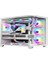 Ocean Curved Pro 750W 80+ Temperli Cam Atx Mid Tower Oyuncu Bilgisayar Kasası Beyaz 1