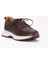 Hakiki Deri Erkek Günlük Ayakkabı Kahve Elastik Bağcıklı Kalın Taban 3