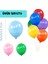 10 Adet 5 Inç 12 cm Mavi Balon Doğum Günü Balonu Mini Balon 4