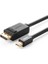4K Mini Display Port To Display Port Dönüştürücü Kablo 1.5 Metre Siyah 2