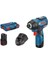 Professional Gdr 12V-110 Akülü Darbeli Somun Sıkma (12 Volt, 2 x 3,0 Ah Akü, Şarj Cihazı, L-Boxx Çanta, 110 Nm Maks. Tork, 1/4" Altıgen Uç Girişi) 3