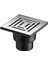 V-Flow Kare 5608286 Duş Kanalı, Alttan Çıkışlı, 15X15 Cm, Dk 800 Kapak, Parlak Krom 1