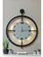 Beyaz LED Işıklı Duvar Saati, 50X40 Cm, Oval, Dekoratif ve Şık Tasarım 1