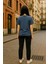 Regular Kalıp Kadın - Erkek Unisex Basic Tişört Gri 3