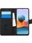 Samsung Galaxy A5 SM-A500 Uyumlu Kart ve Para Bölmeli Standlı Cüzdanlı Kılıf - Siyah 3