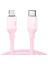 Type-C To Lightning iPhone Data ve Şarj Kablosu Pembe 1.5 Metre 2