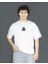 Swiftshadow | Beyaz Renk | Baskılı Erkek T-shirt | Oversize 4
