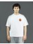 Luxfin | Beyaz Renk | Baskılı Erkek T-shirt | Oversize 2