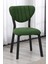 Elma Modeli Kare Mutfak Masa Sandalye Takımı, 2 Sandalye 1 Sabit Ceviz Masa 70X70 Cm, Keten Kumaş 2