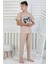 Isob Bej Atary Desenli %100 Pamuk Kısa Kollu Erkek Çocuk Pijama Takımı 8-13 Yaş 41517-BE 1