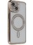 Iphone 14 Kılıf Joke Simli Magneticsafe Kılıf - Gold Drstr 1