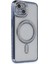 Iphone 14 Kılıf Joke Simli Magneticsafe Kılıf - Mavi Drstr 1