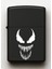 Venom Desenli Kişiye Özel Isimli Siyah Benzinli Metal Çakmak 2 2